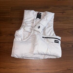 Tenaciti Puffer Vest Mens Size XL Streetwear Pockets Gray New With Tags